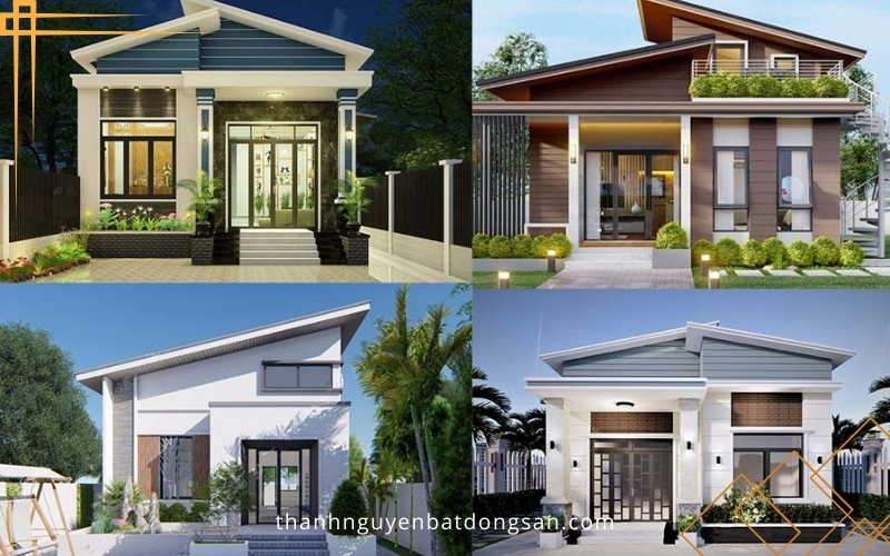 Nhà Cấp 4 Mái Lệch - Top 5 mẫu nhà cấp 4 hiện đại