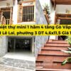 Bán biệt thự mini 1 hầm 4 tầng Gò Vấp 31 Lê Lai, phường 3 DT 4,6x11,5 Giá 11,5 tỷ