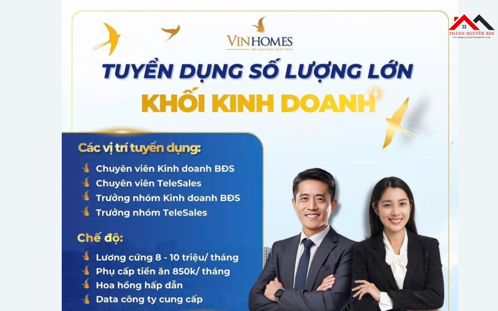 Vinhomes Tuyển Dụng