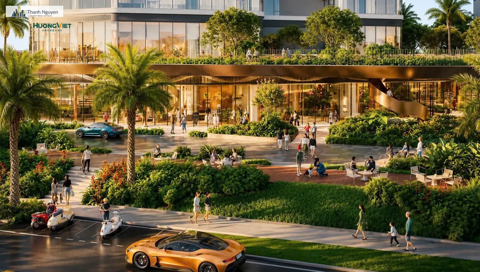 Phối cảnh dự án Palm City. Ảnh: Nam Rạch Chiếc