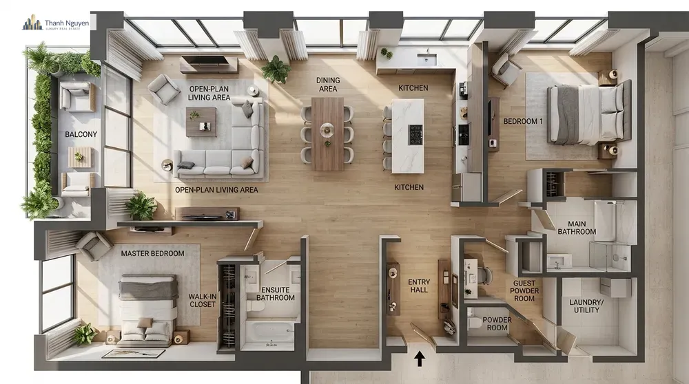 Chi tiết mặt bằng Vinhomes Sài Gòn Park