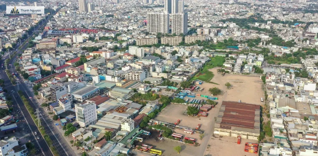 Khu đất 561 Kinh Dương Vương, phường An Lạc, TP HCM. Ảnh: UBND TPHCM