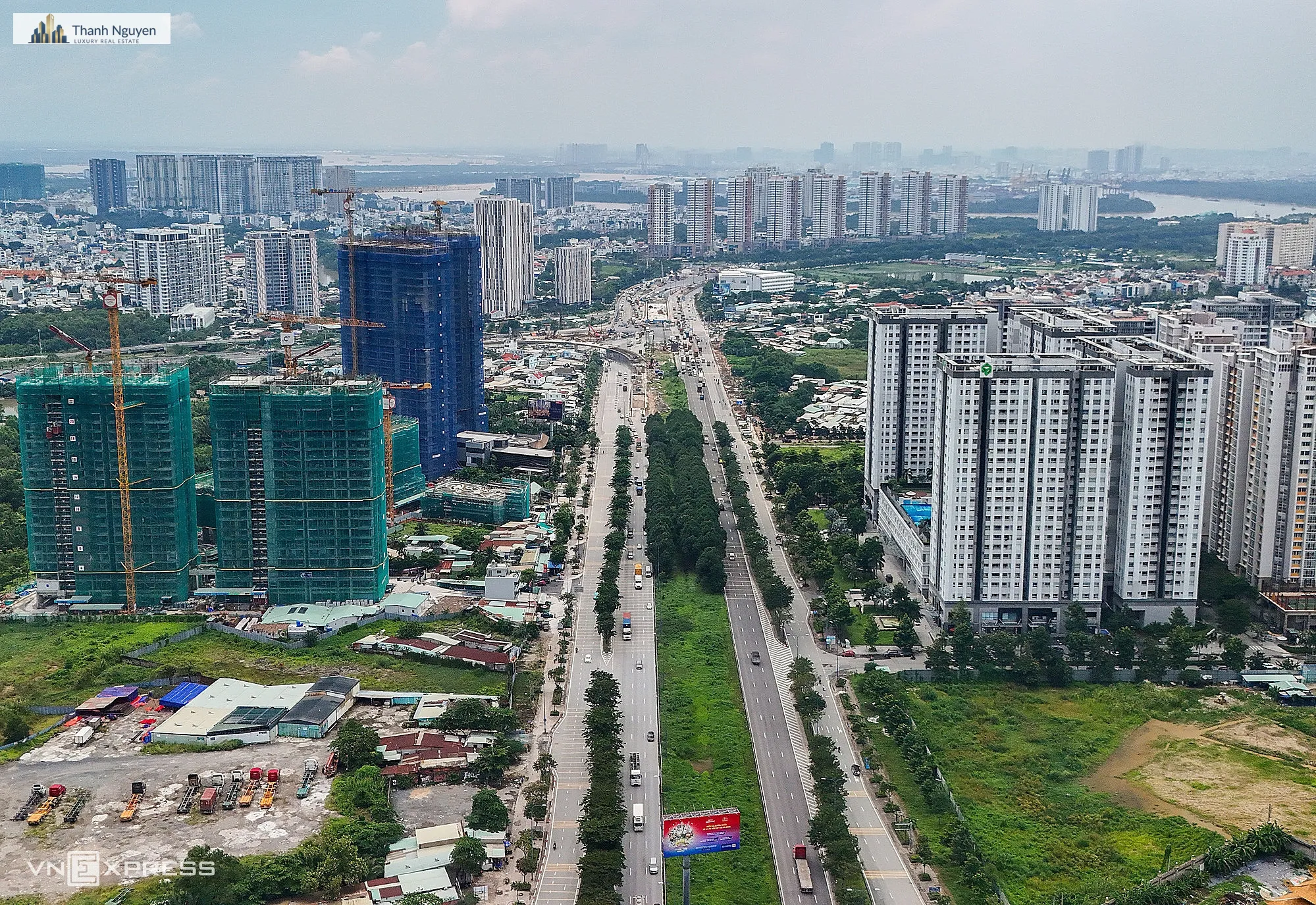 Bất động sản khu đông TP HCM. Ảnh: Quỳnh Trần