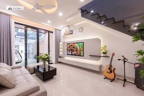 Nhà phố 2 tầng Lâm Đồng: Thiết kế "vừa đủ" cho gia đình 4 người hiện đại 3 Nhà phố cho gia đình 4 người thiết kế theo tinh thần 'vừa đủ'