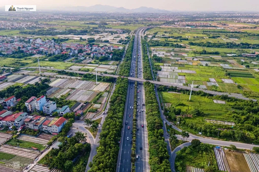 Một góc xã Phúc Thịnh, Hà Nội, ngày 14/7. Ảnh: Thế Bằng