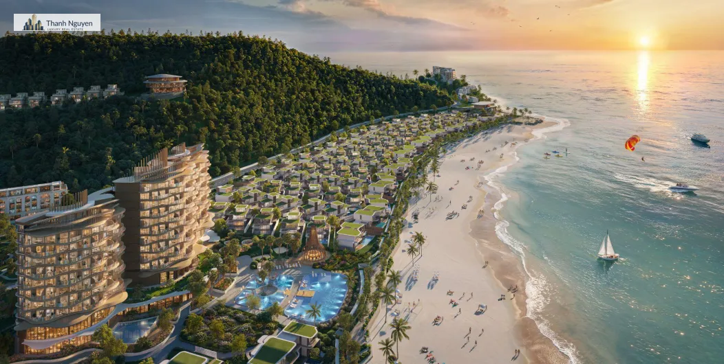 Mey Retreat Bãi Lữ: Biệt Thự Wellness Đẳng Cấp Bên Vịnh Biển Nghệ An 2 Mey Retreat Bãi Lữ nằm bên vịnh biển. Ảnh: Meygroup