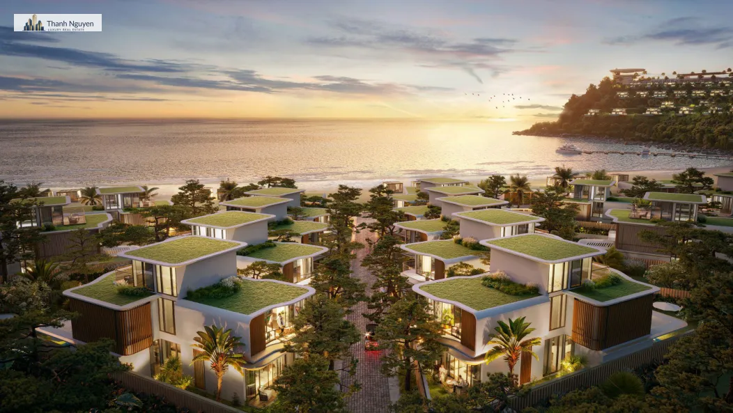 Mey Retreat Bãi Lữ: Biệt Thự Wellness Đẳng Cấp Bên Vịnh Biển Nghệ An 3 Mey Retreat Bãi Lữ gồm 3 dòng biệt thự tương ứng với ba sắc thái cảnh quan biển, vịnh và rừng. Ảnh: Meygroup