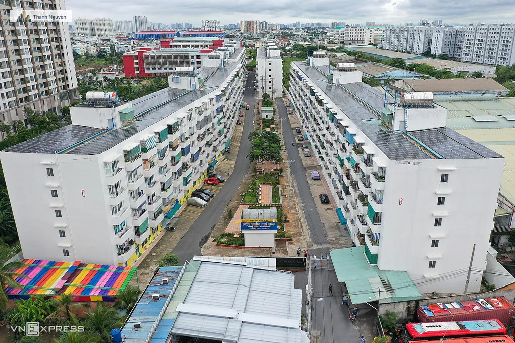 Một khu nhà ở xã hội tại khu vực Bình Tân, TP HCM. Ảnh: Quỳnh Trần