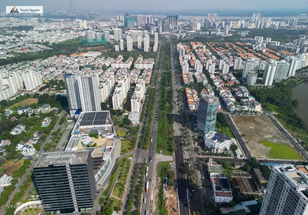 Một góc thị trường bất động sản khu Nam TP HCM. Ảnh: Quỳnh Trần