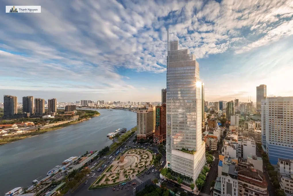 Vietcombank Sở Hữu 100% Tòa Nhà "Đất Vàng" Bến Bạch Đằng TP HCM 2 Vietcombank Tower nằm tại vị trí đất vàng số 5 Công trường Mê Linh, phường Sài Gòn, TP HCM. Ảnh: Vietcombank Tower.
