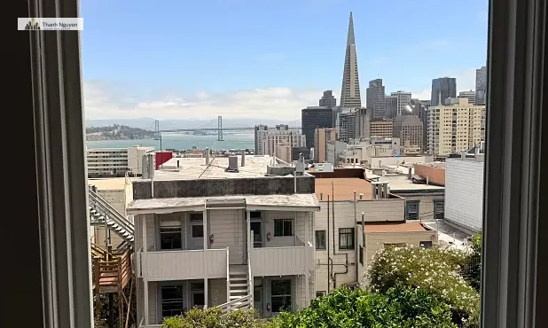 Giá Thuê Nhà San Francisco: AI Đẩy Chi Phí Lên Đỉnh Kỷ Lục 2 Khung cảnh nhìn từ cửa sổ phòng ngủ của Darren Mallot. Ảnh: Darren Mallot