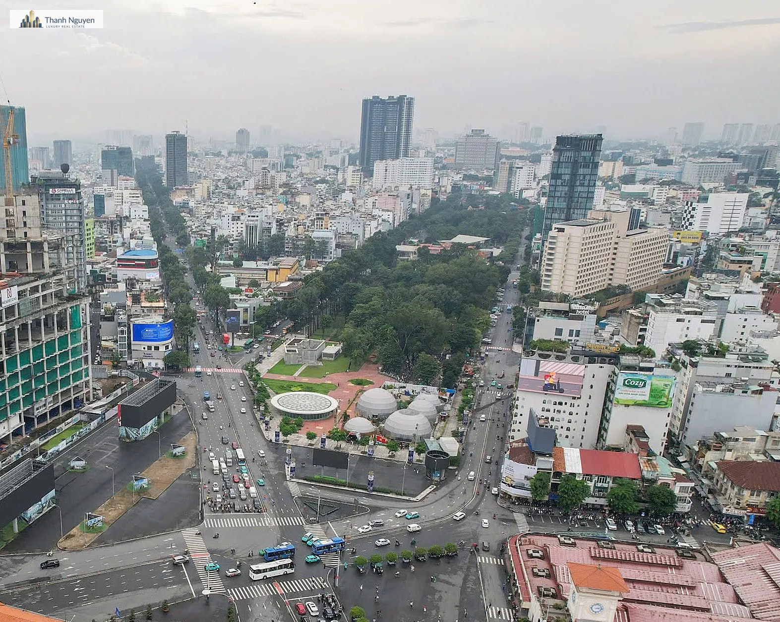 TP HCM Thu Hồi Đất Vàng 257 Trần Hưng Đạo, P. Cầu Ông Lãnh 2 Tuyến đường Trần Hưng Đạo đoạn qua tứ giác Bến Thành. Ảnh: Quỳnh Trần