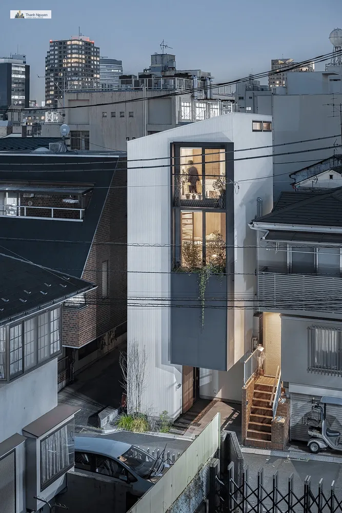 Nhà 60m2 Kagurazaka: Thiết kế thoáng sáng giữa phố chật hẹp 3 Bất Động Sản HCM